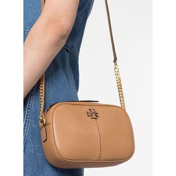 Tory Burch Women's McGraw Camera Bag Tiramisu OS - Picture 13 of 15